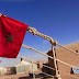 أعلام المغرب وصور الملك تغطي سماء مخيمات تندوف