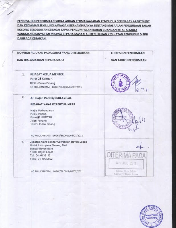 Serina Bay Apartment Penang Residence Complaint Jul 15 2011