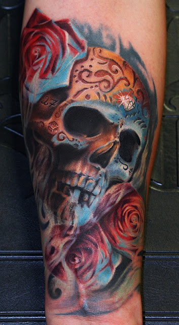 skull tattoo - Inspiracje: Tatuaże z motywem czaszki
