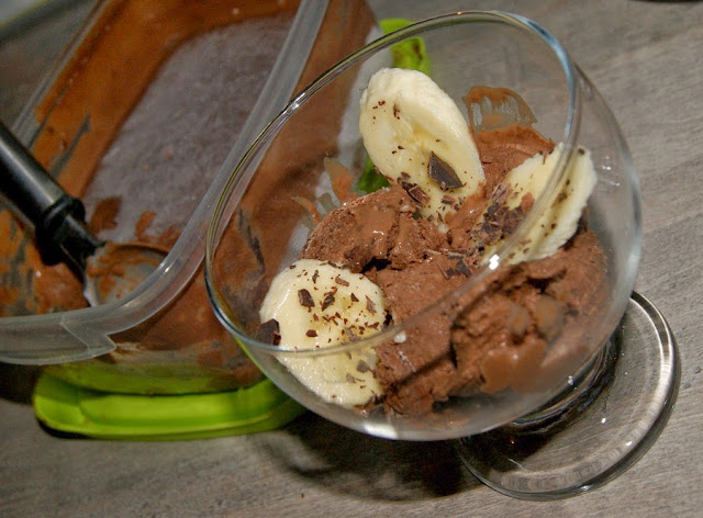 lody czekoladowo-bananowe