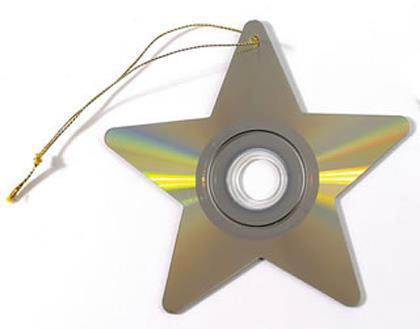 TMVbijoux: Mais Ideias - Decoração de Natal reciclando cds velhos