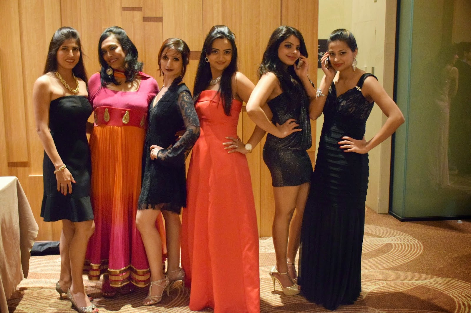 Seattle fashion shows, Seattle desi events, Hyatt Fashion show, fashion trends for women of all ages, Ananya in a gown, Seattle Fashion Blogger, Indian ladies wearing different attire, Indo-Western Fusion