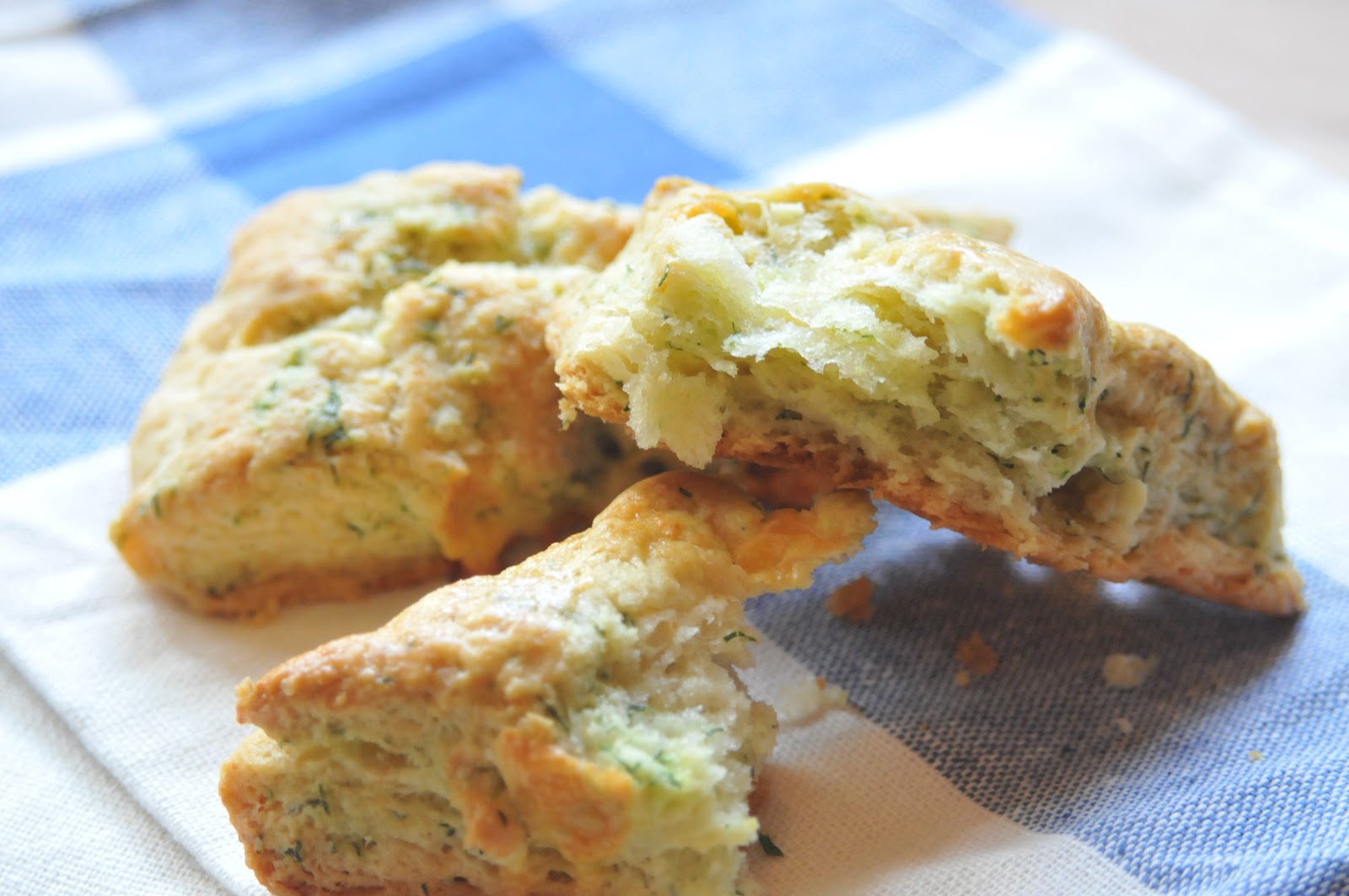 NINE + SIXTEEN Recipe Cheddar + Dill Scones