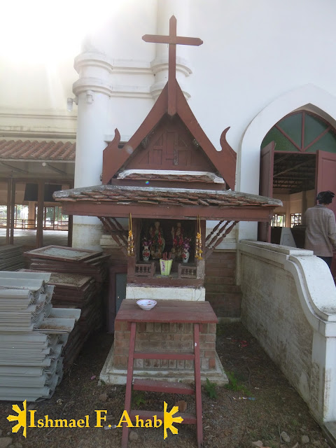 Small house for Saint Peter and Saint Paul in Ayutthaya Historical Park
