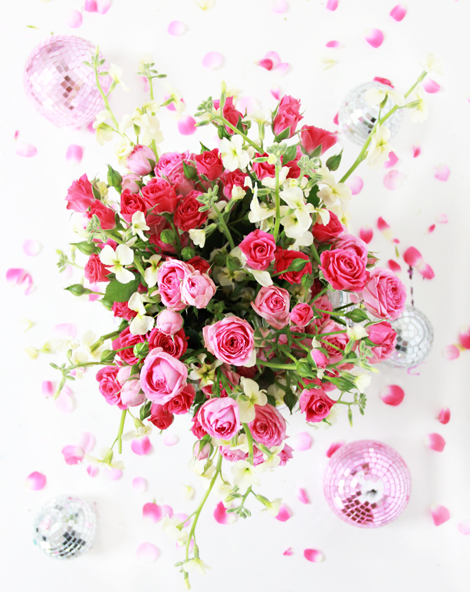 A Bubbly Life DIY Disco Ball Vase