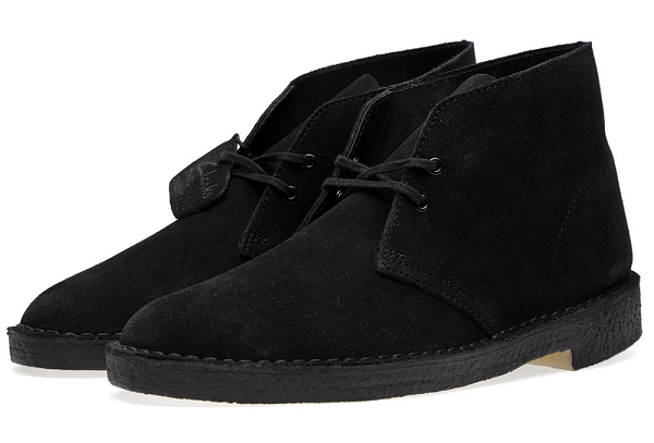 clarks originals black desert boots
