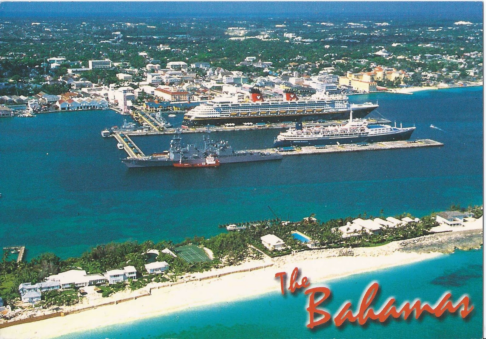 Nassau Harbour, Bahamas A Journey of Postcards
