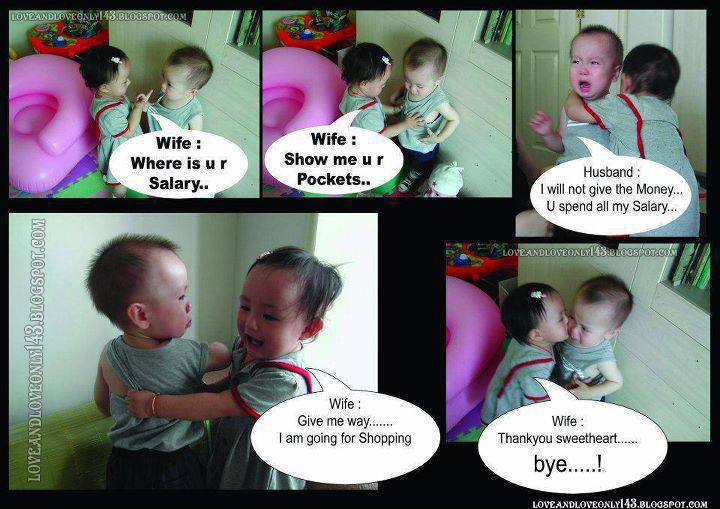 Cute Couple Fighting