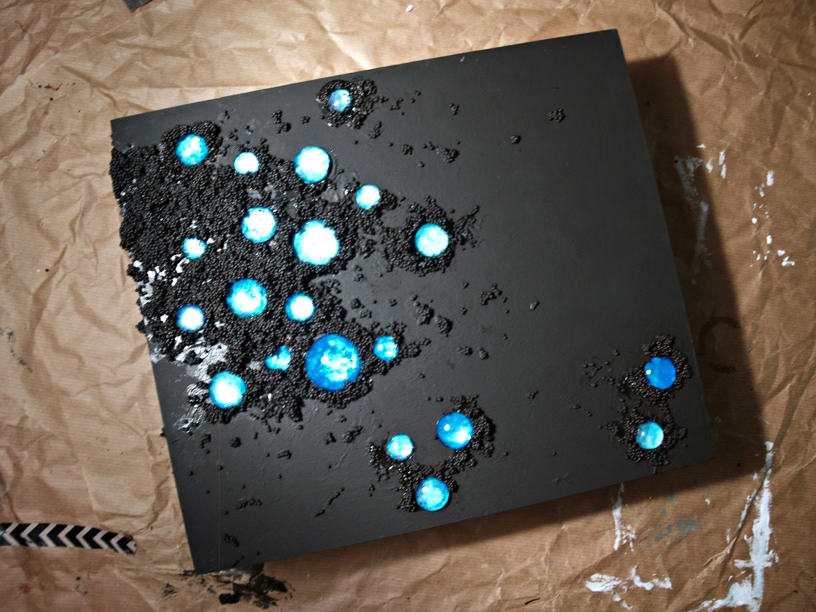 13arts Black gesso tutorial by Olga Heldwein