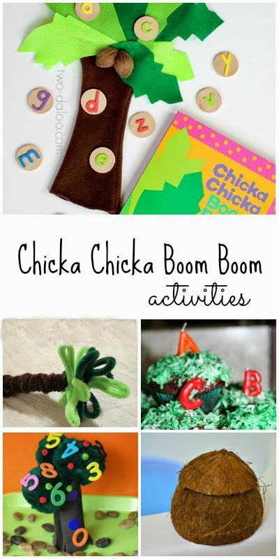 30+ hands on activities to go along with Chicka Chicka Boom Boom