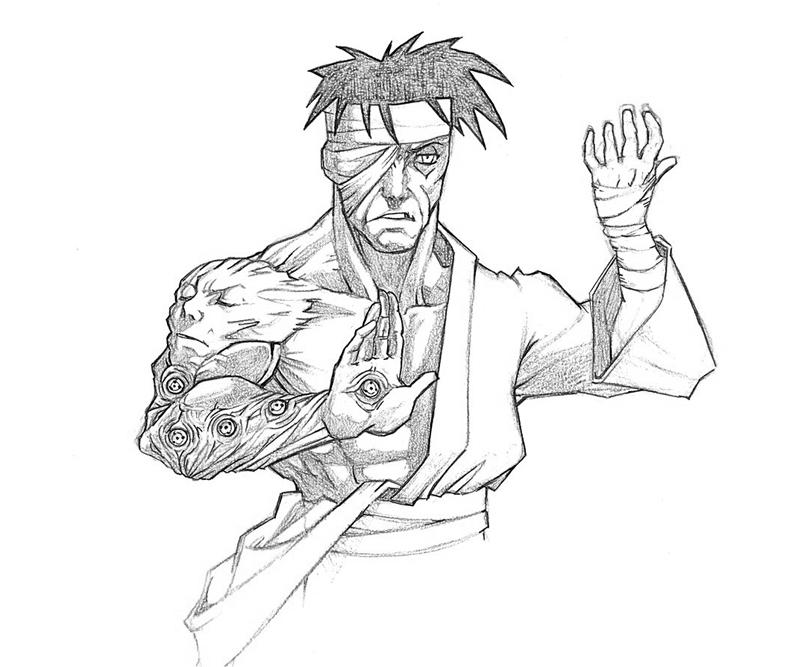 Naruto Danzo Ninjutsu Coloring Pages naruto-danzo-ninjutsu-coloring-pages