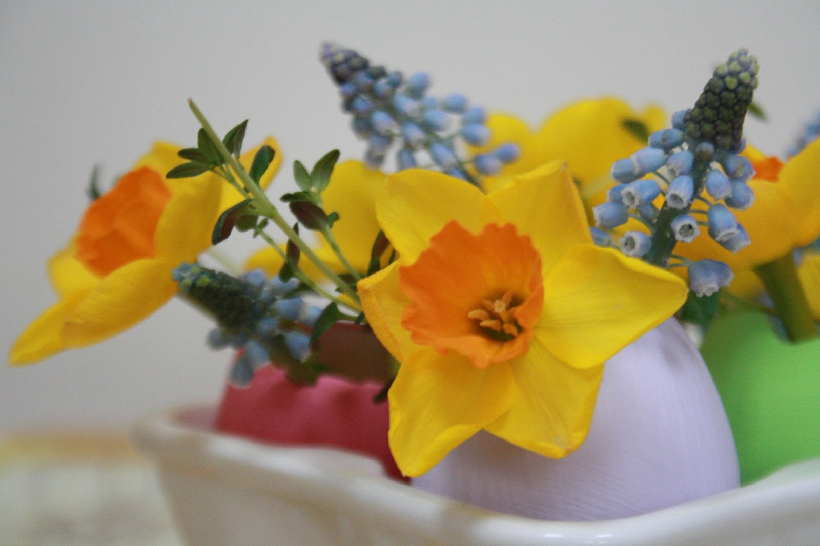 Tales from a happy house flower filled eggs