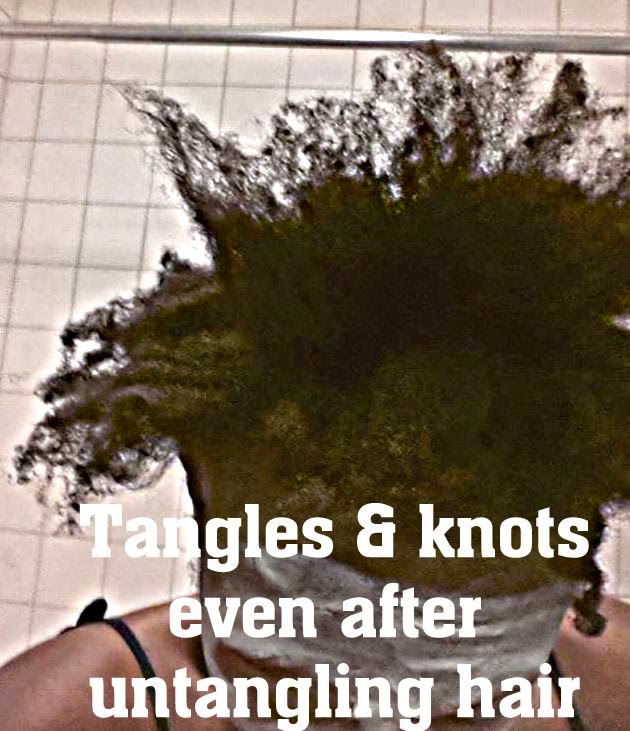 Coilyqueens How To Correct Rough Puffy Hair Ends And Knots