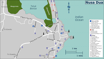 Nusa Dua Map