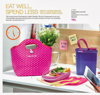 POLKA LUNCH SET TUPPERWARE MALAYSIA