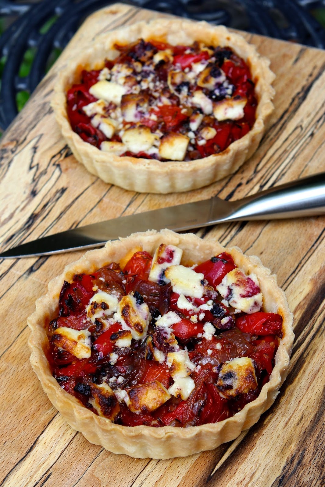 Gluten Free Alchemist Savoury Summer Roasted Red Pepper & Tomato Tart