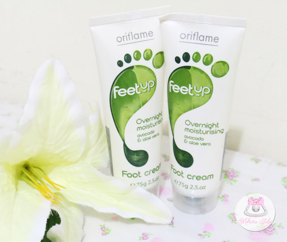 Oriflame Feet Up Overnight Moisturising Foot Cream Review indonesia