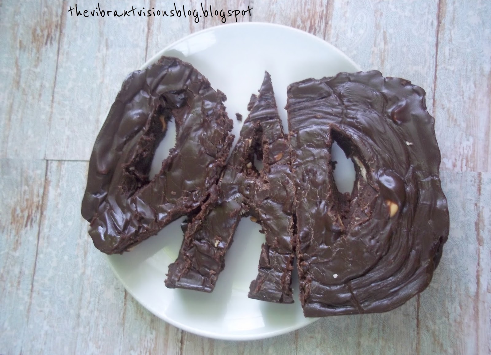 the Vibrant Visions blog Father's Day Fudge