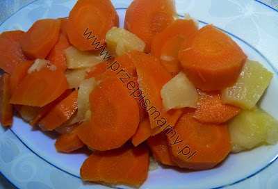 Marchewka gotowana z ananasem Marchewka gotowana z ananasem