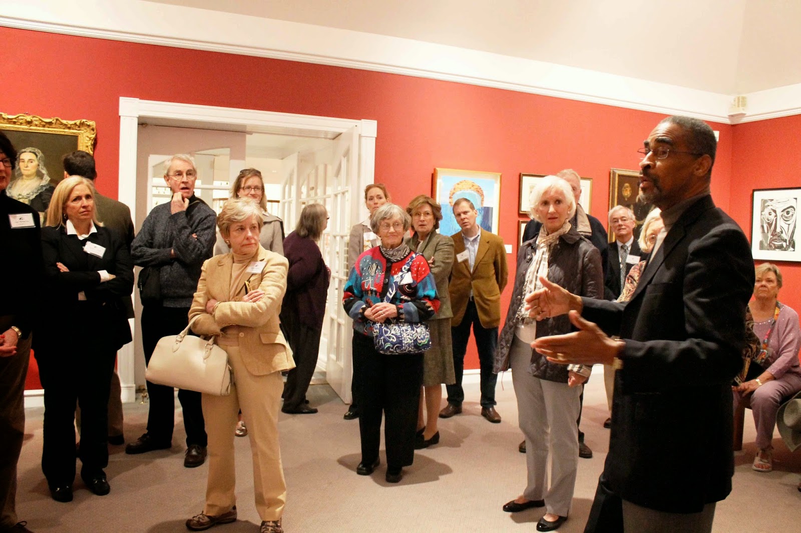 Bermuda National Gallery Bng Chairman Mr Gary Phillips Gives A