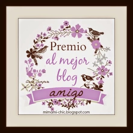 Premio Mejor Blog Amigo