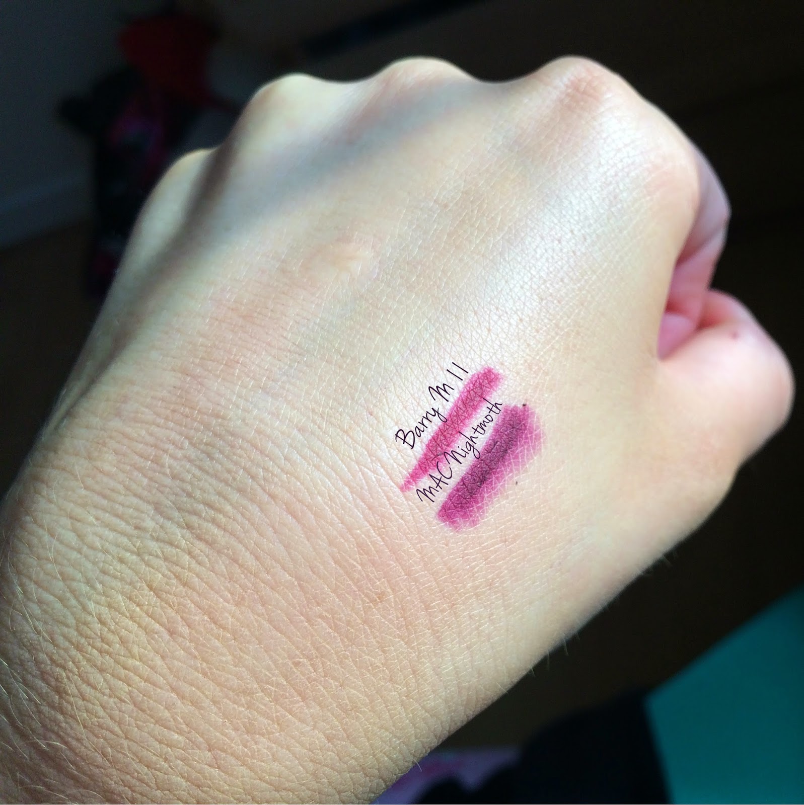 my fashion & beauty blog MAC Cherry, Nightmoth, Currant lip liners