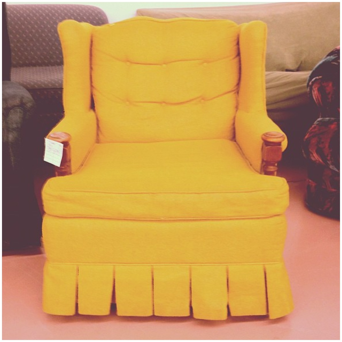 Hello! Upholstery + Blog Before and After Upholstered Chair