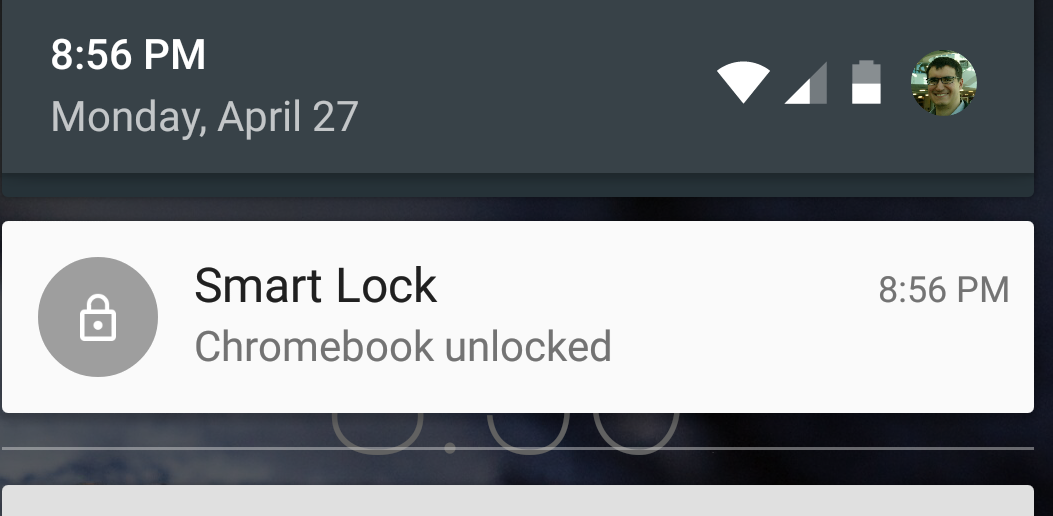 chromebook smart lock cant find phone
