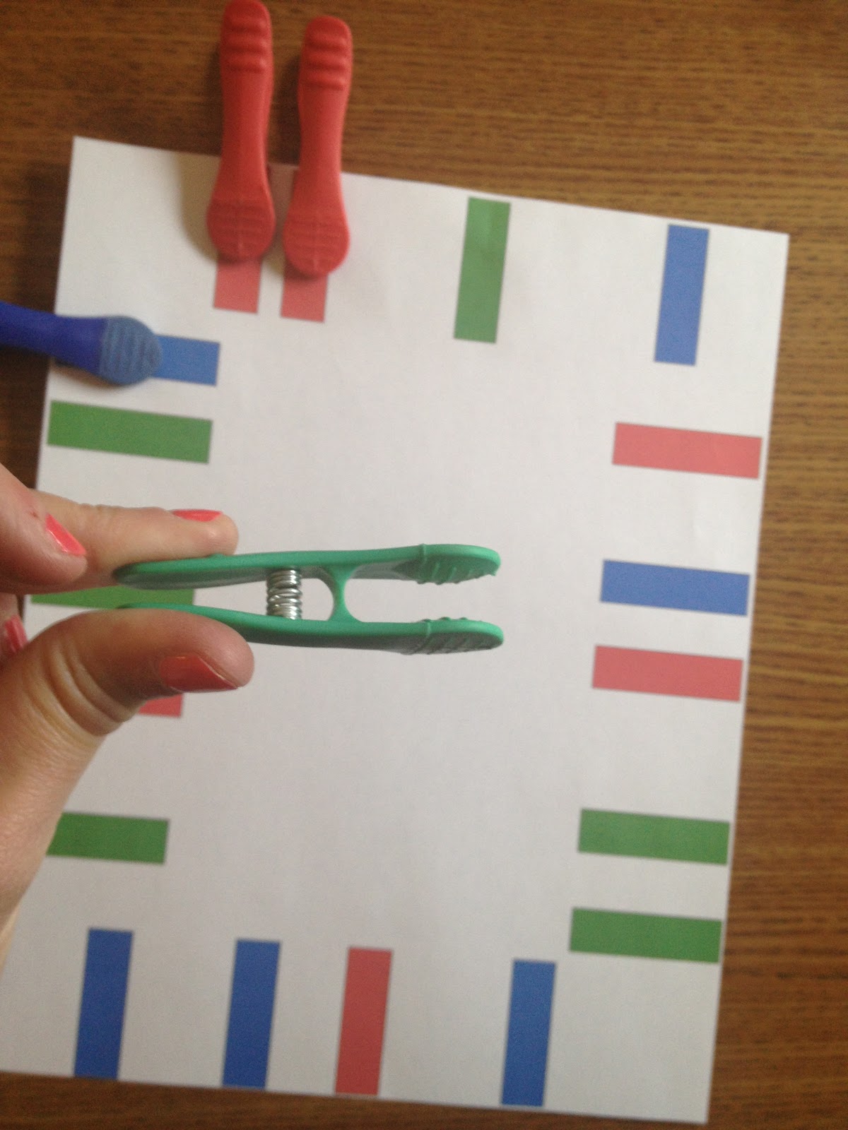 Autism Tank Color Matching Work Task