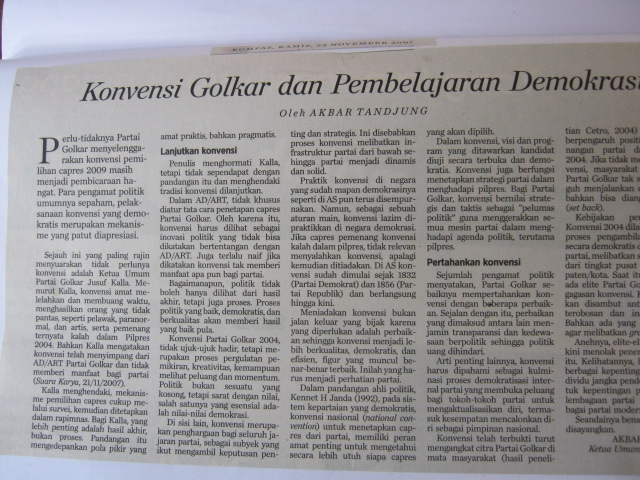 Kumpulan Kliping Tentang Demokrasi Pigura