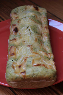 Cake vert haricot-surimi