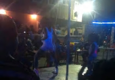 Photo from a hotel in Lagos where 4 year old girls dance for matured men.
