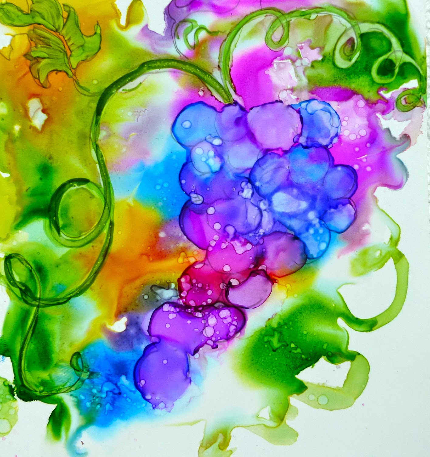 Alcohol Inks on Yupo Learn to Paint with Alcohol Inks