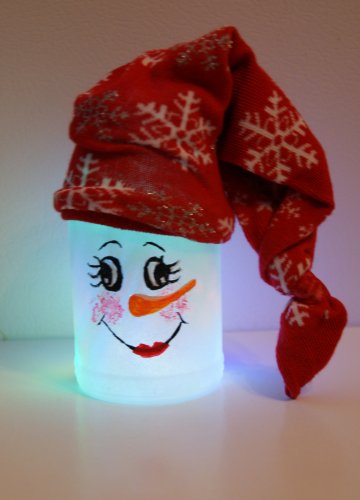Lighted snowman
