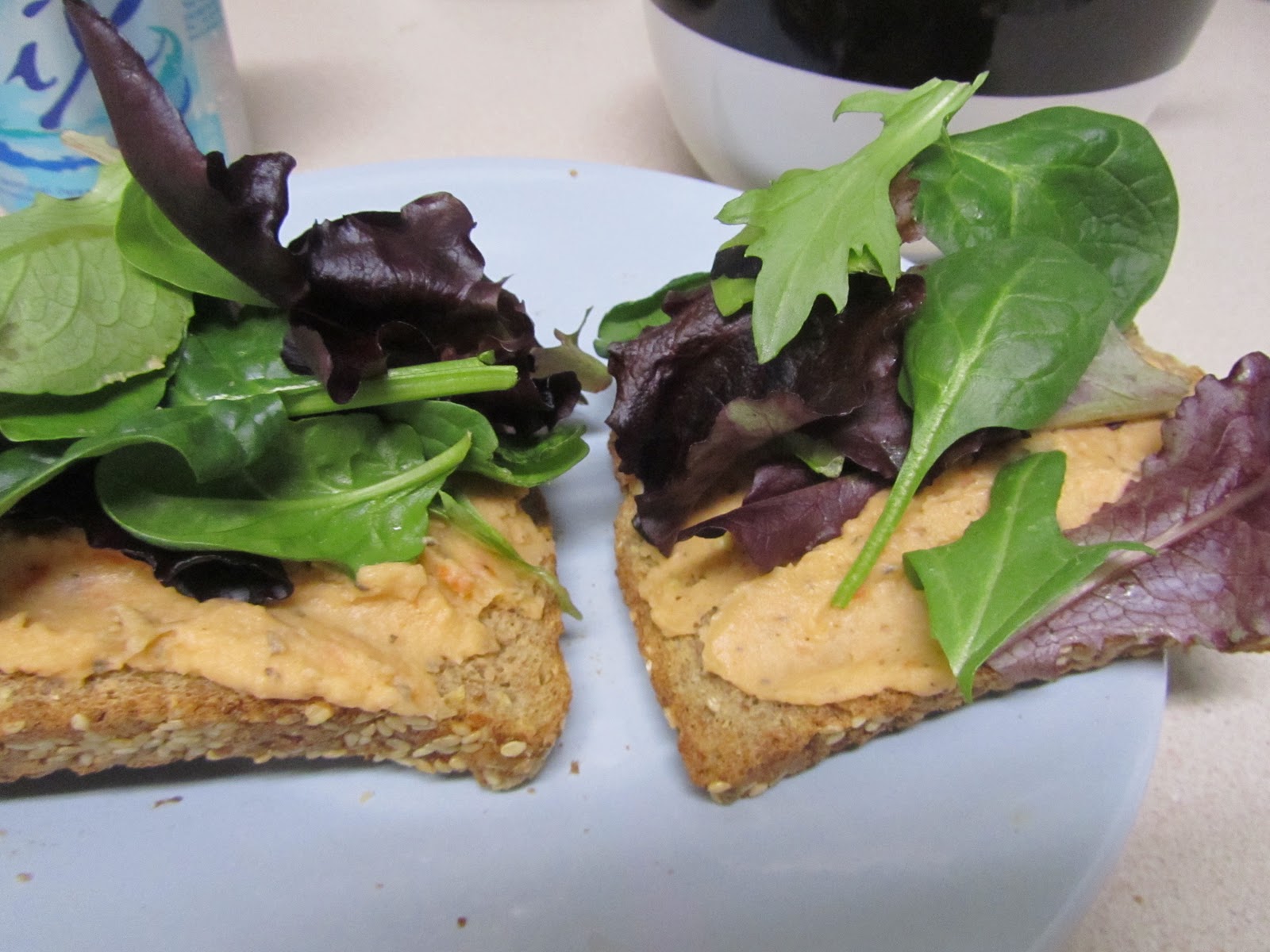 Food That Makes Sense Vegan BLT with Bruschetta Bean Spread