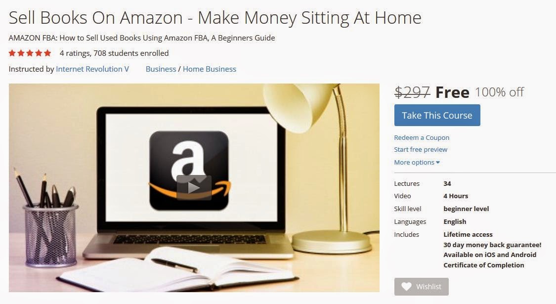 sell books on amazon for free
