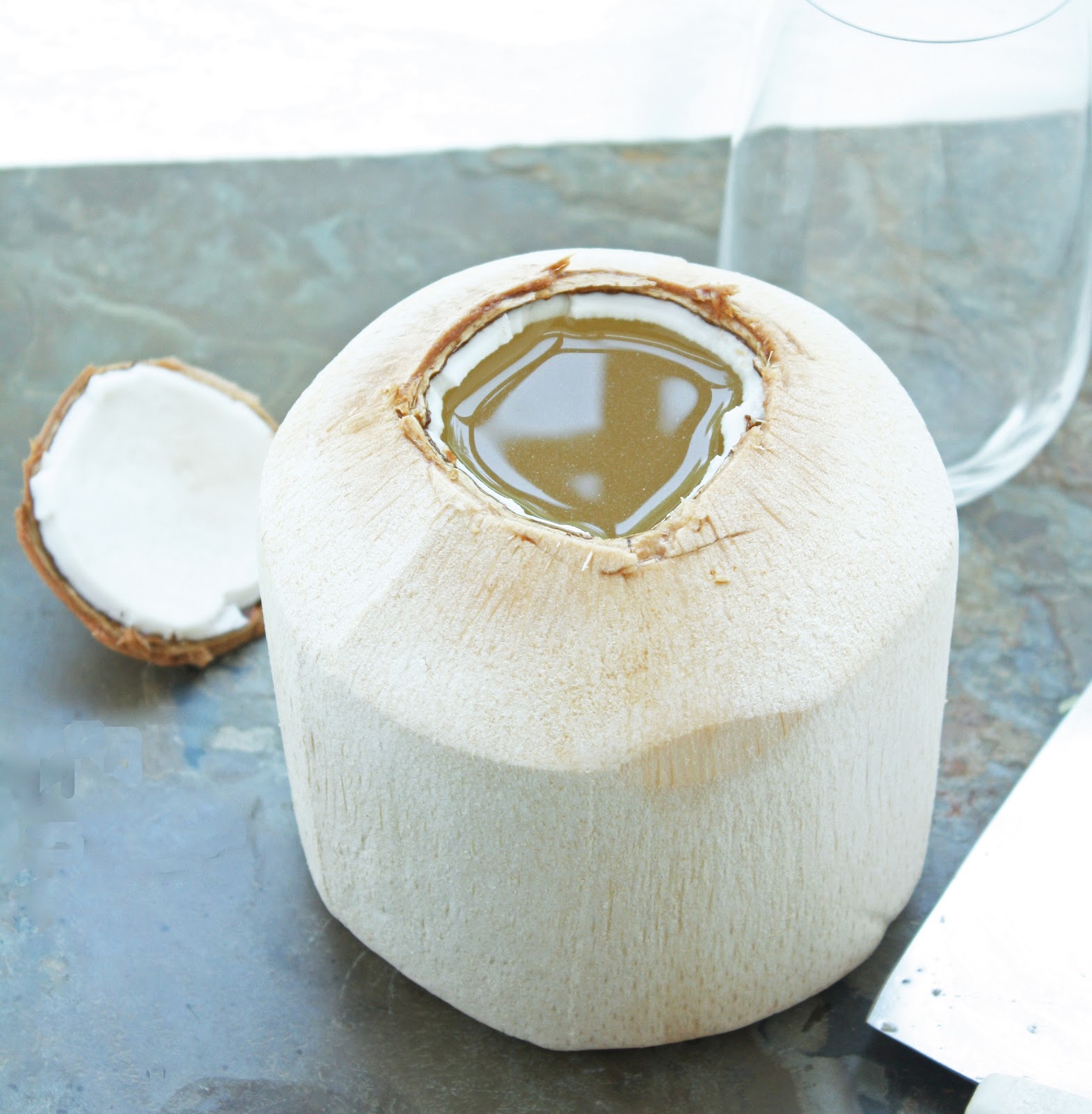 How to Open a Young Coconut & Why You Should Care! I Breathe I'm Hungry