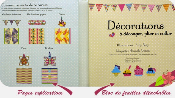 "Décorations à découper, plier et coller" éditions Usborne "Décorations à découper, plier et coller" éditions Usborne