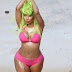 nicki minaj sirenetta in bikini per il video di starships