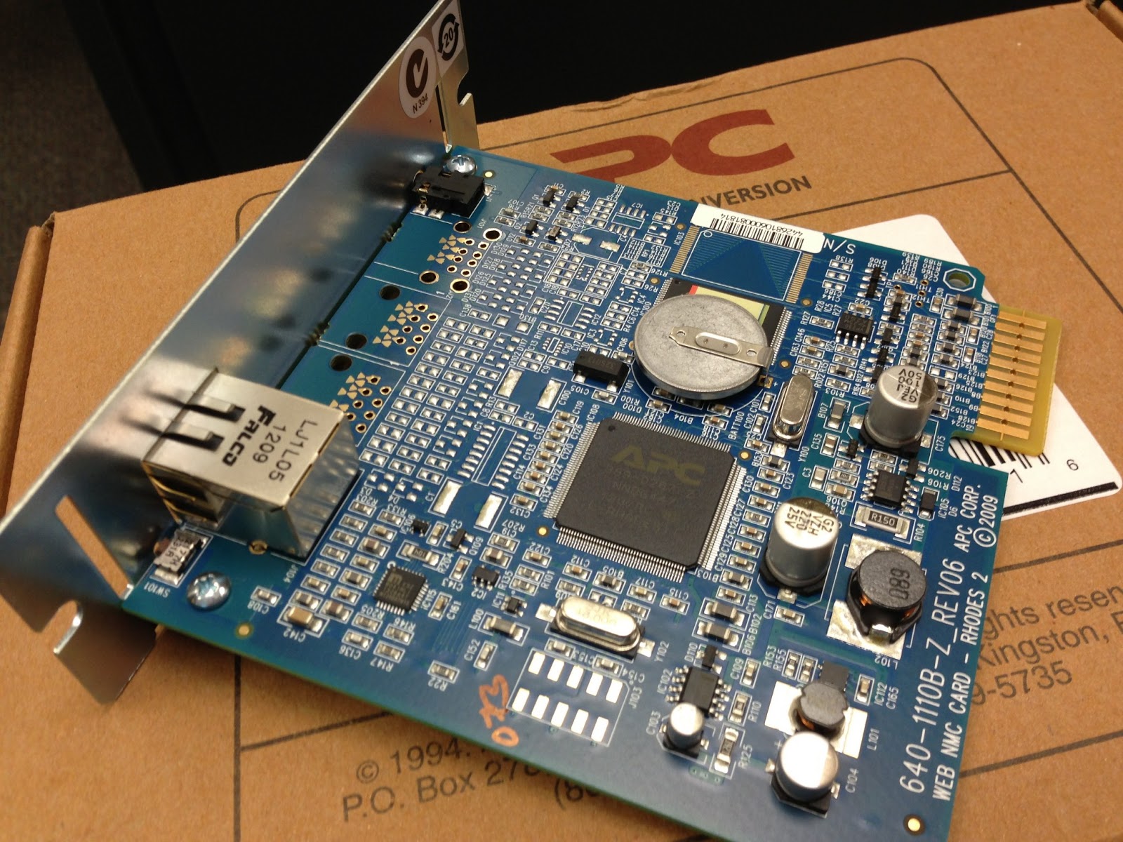 YUK Blog APC Network Management Card Installation and Setting