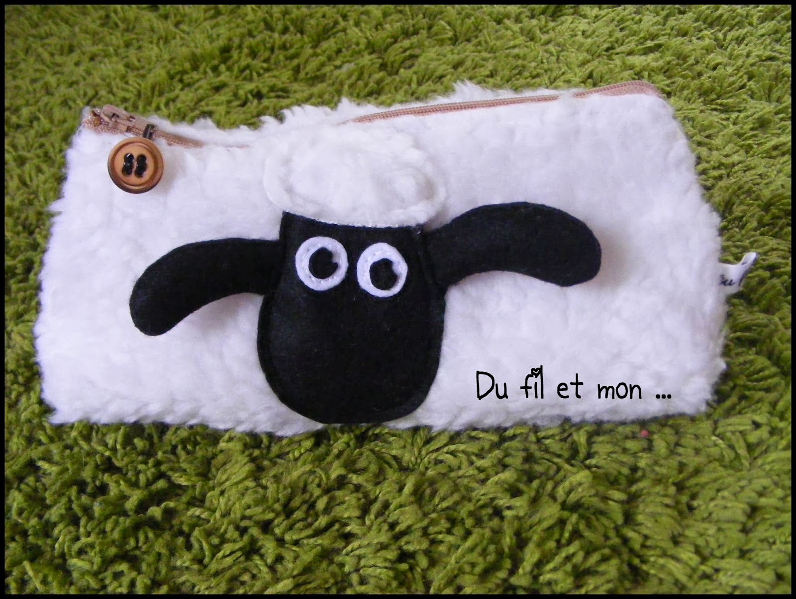Du fil et mon... Trousse Shaun Le mouton