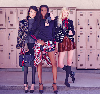 forever 21 ad campaign, wylie hays, maria borges, punk fashion
