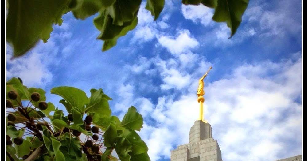 Scott Collins iPhoneography Angel Moronithe Mormon temple topper