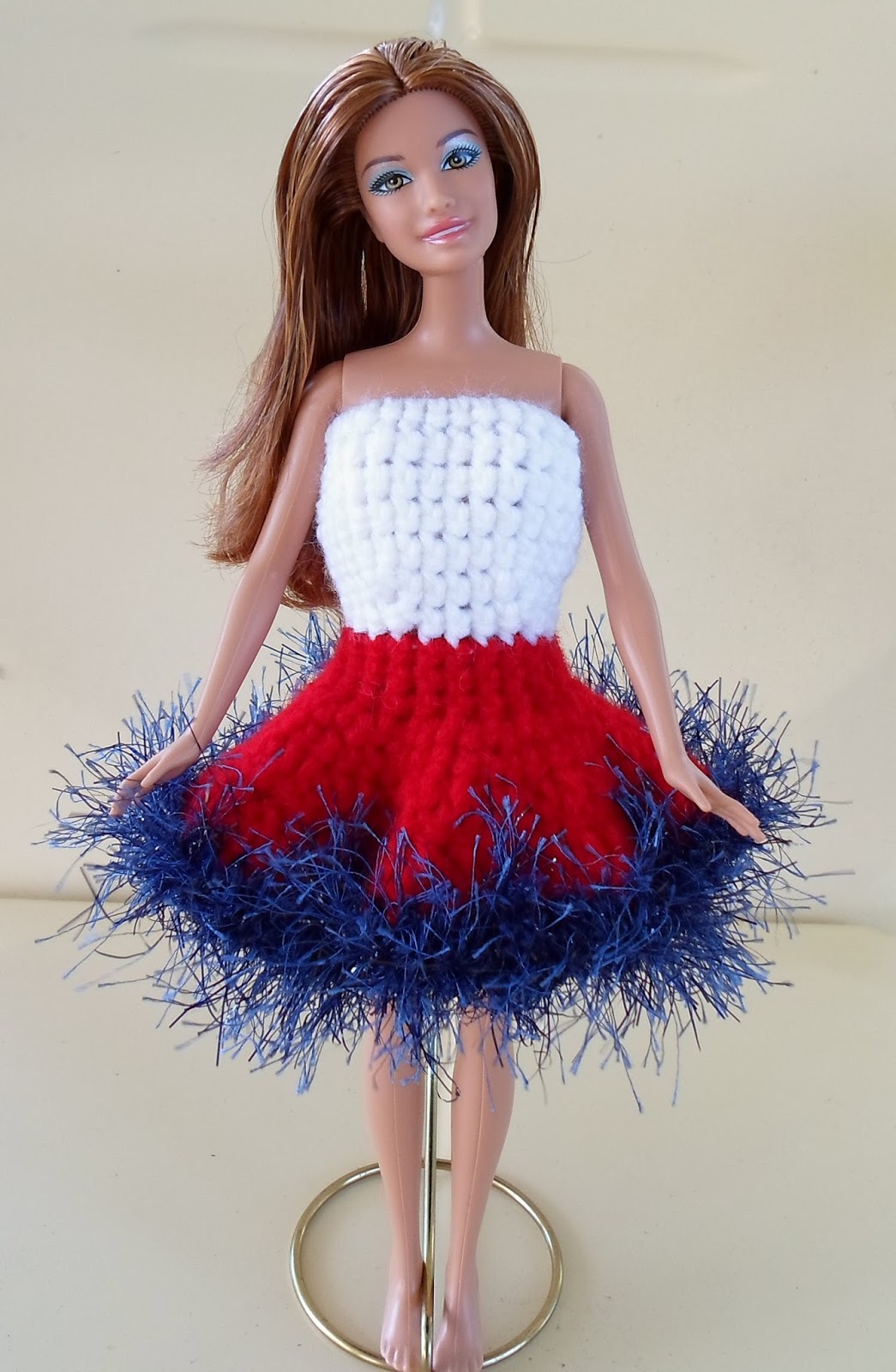 Miss June 1991 Antebellum Barbie Doll Outfit Crochet PATTERN/INSTRUCTIONS 