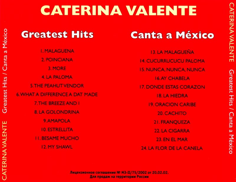 caterina valente greatest hits my music new caterina valente greatest hits canta a caterina valente greatest hits my music new caterina valente greatest hits canta a