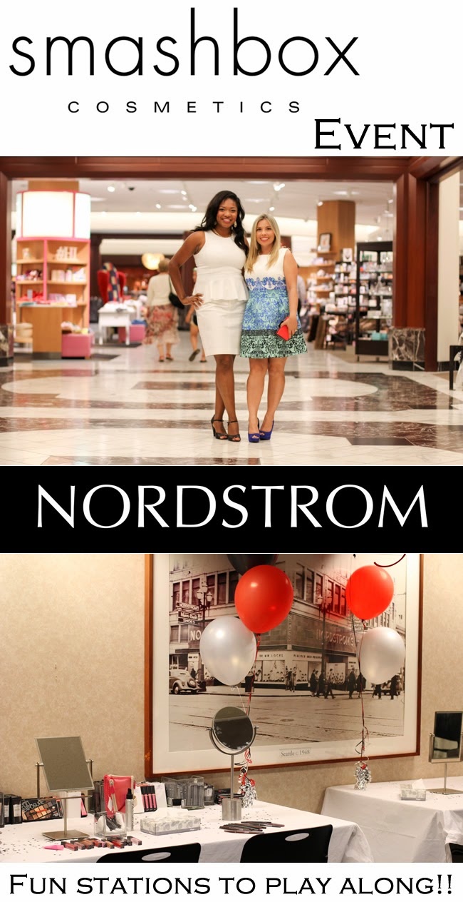 ana in style and angelica talan at nordstrom smashbox event