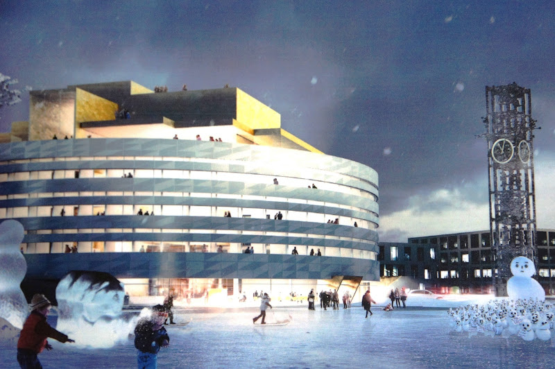 Plans for New City Hall Kiruna Sweden