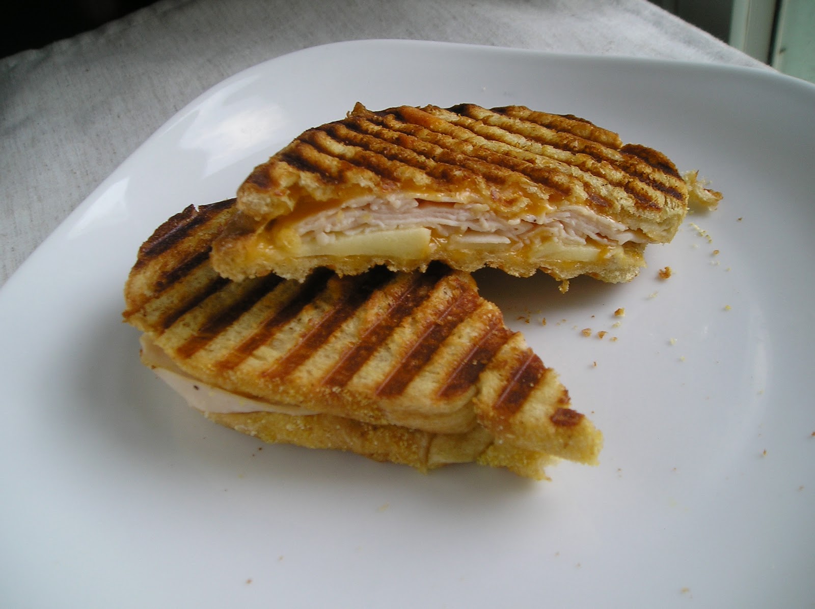 Turkey Apple Cheddar Panini Edesia's Notebook