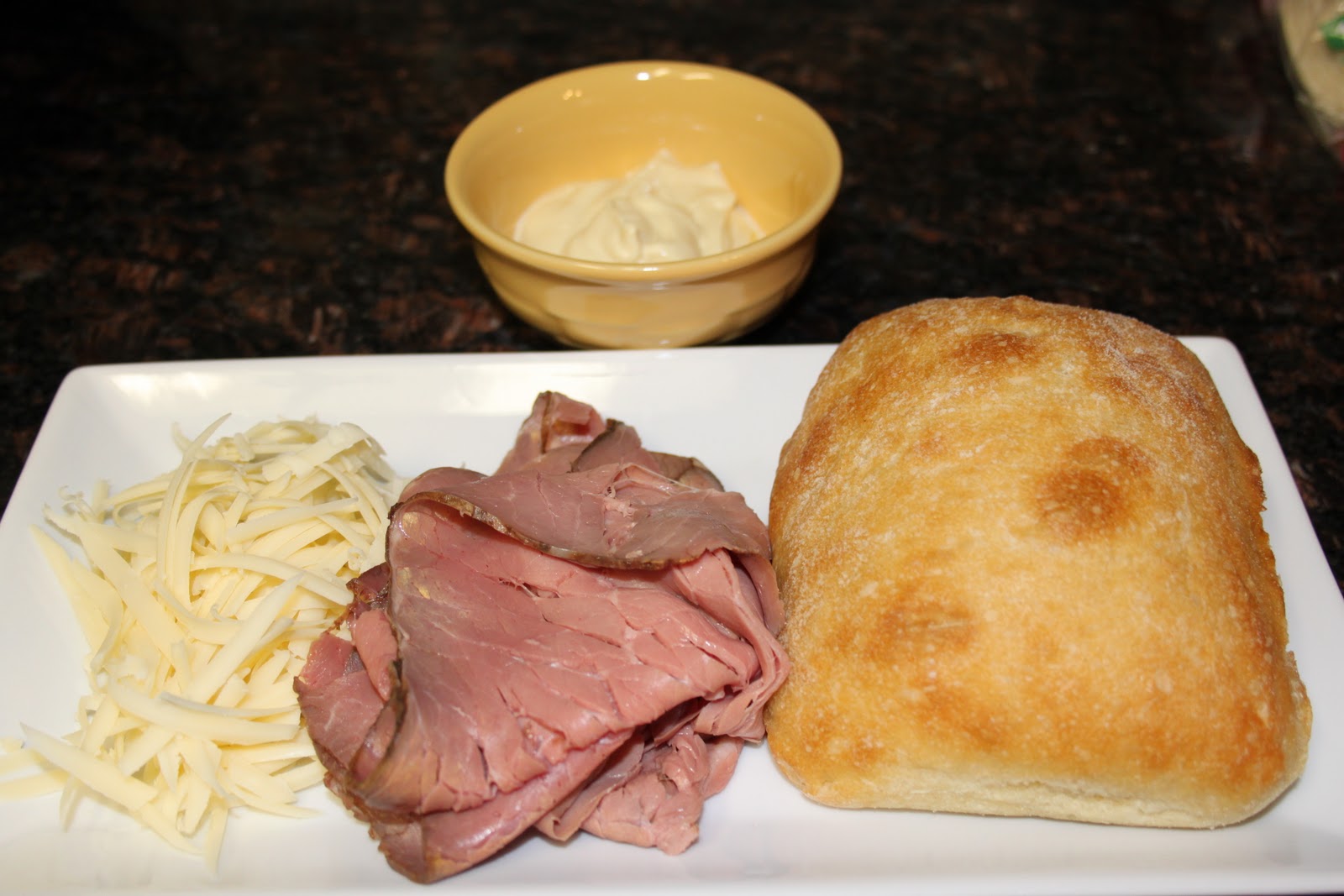 Michelle's Tasty Creations Roast Beef & Gruyere Panini