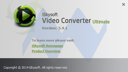 iSkysoft Video Converter Ultimate 5.4.1 iSkysoft Video Converter Ultimate 5.4.1